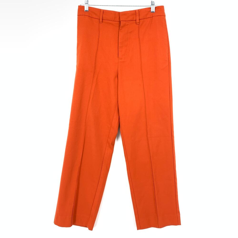 Brixton Retro Trouser Pant Womens Size 27 Phoenix Orange High Waist